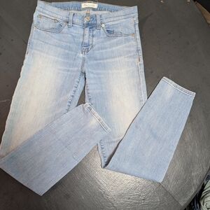 Madewell Sky Blue Skinny Skinny Jeans